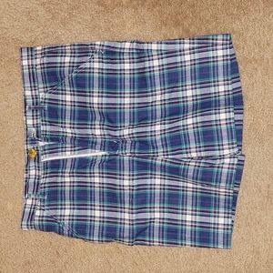 Comme des Garcons Plaid Shorts